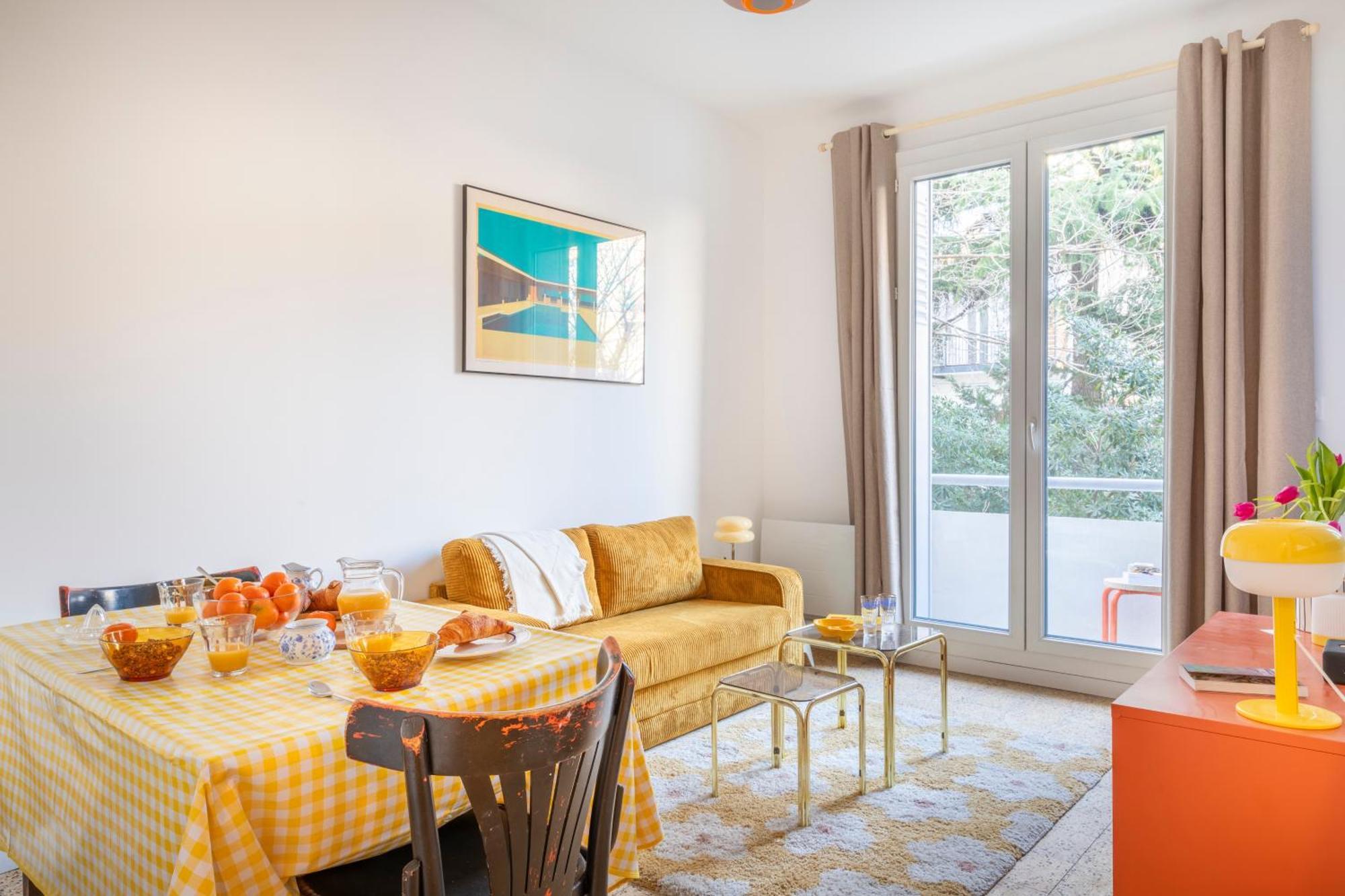 Petit Jaune, T2 Centre Ville Marseille Avec Balcon Exterior foto